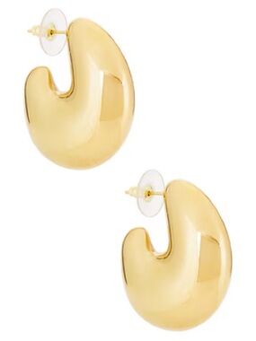 NWT Petit Moments Bean Hoops in Gold from Revolve